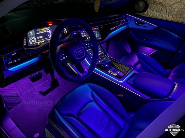 Ambientebeleuchtung Nachrüsten im Auto Innenraumbeleuchtung Beleuchtung geeignet für Audi Q8 - 04