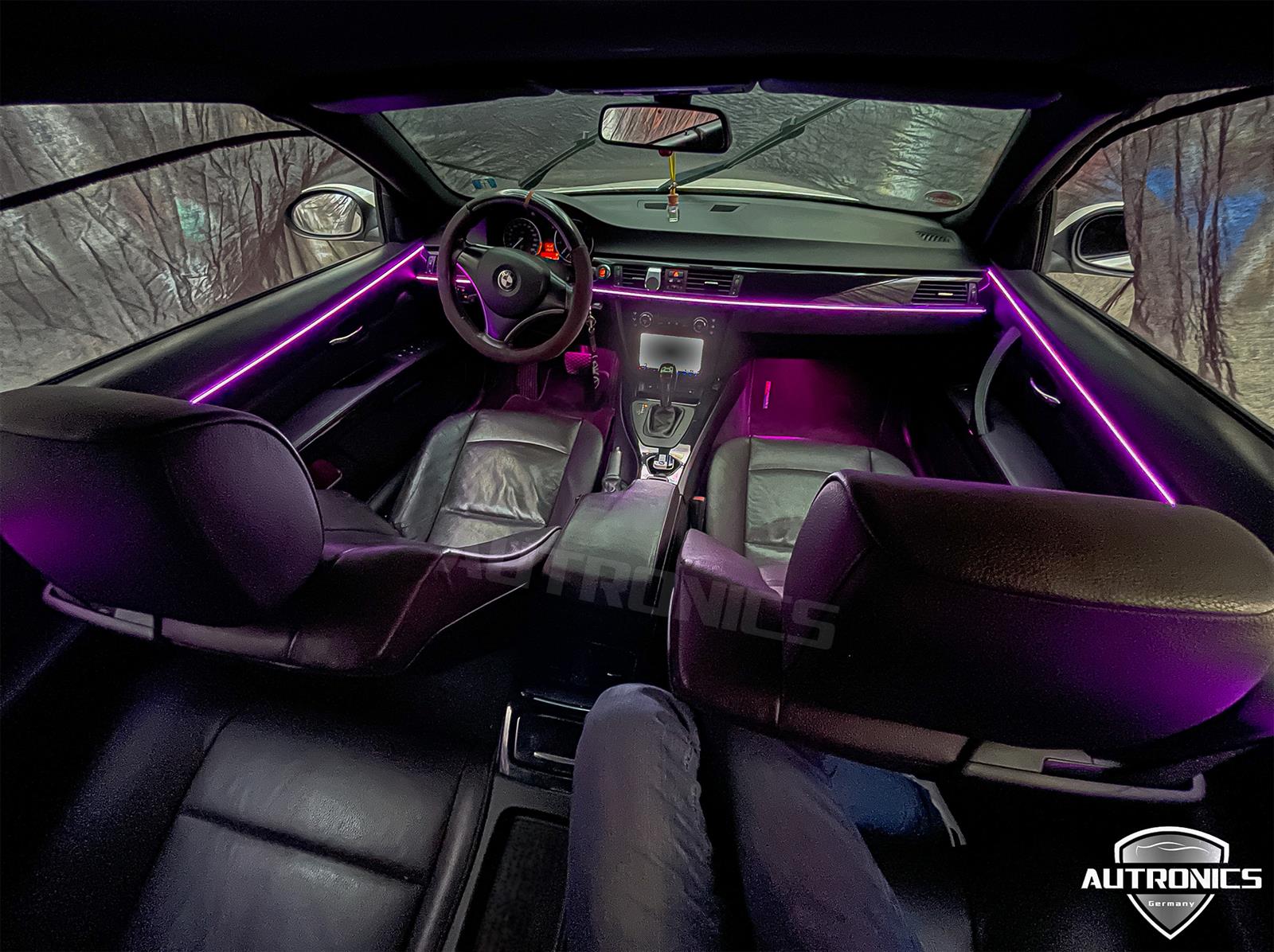 Ambientebeleuchtung Nachrüsten im Auto Innenraumbeleuchtung Beleuchtung geeignet für BMW 3er Cabrio Coupe E92 E93 - 02