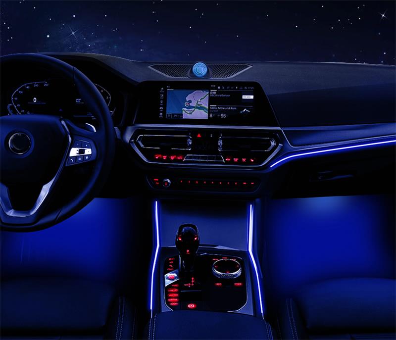 Ambientebeleuchtung Nachrüsten im Auto Innenraumbeleuchtung Beleuchtung geeignet für BMW 3er G20 G21 - 02