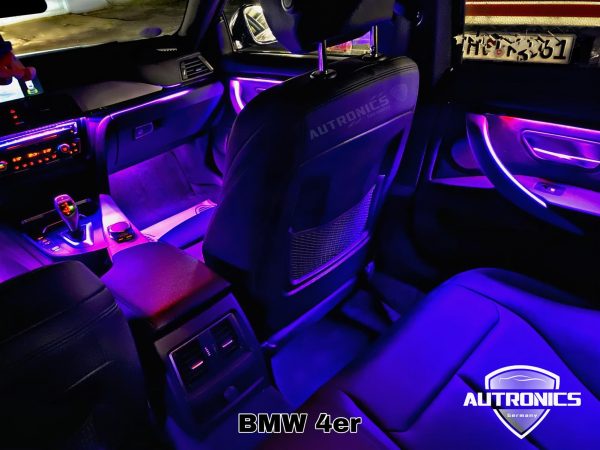 Ambientebeleuchtung Nachrüsten im Auto Innenraumbeleuchtung Beleuchtung geeignet für BMW 4er & GT F32 F33 F36 - 04