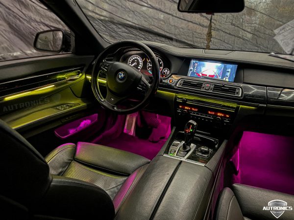 Ambientebeleuchtung Nachrüsten im Auto Innenraumbeleuchtung Beleuchtung geeignet für BMW 5er & 7er (F10 F11 F01 F02) - 02