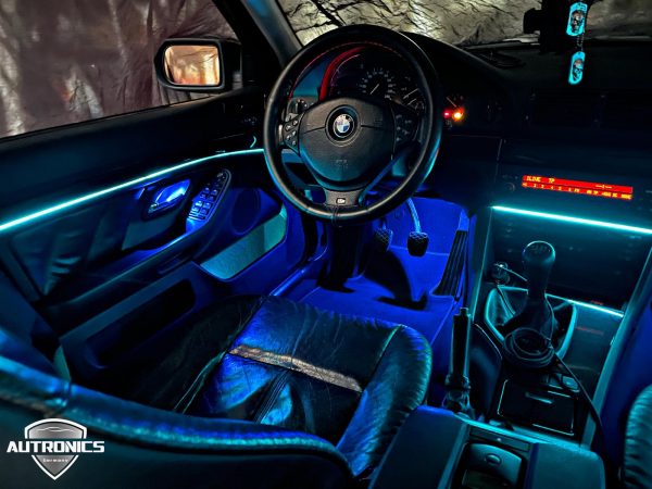 Ambientebeleuchtung Nachrüsten im Auto Innenraumbeleuchtung Beleuchtung geeignet für BMW 5er E39 - 02