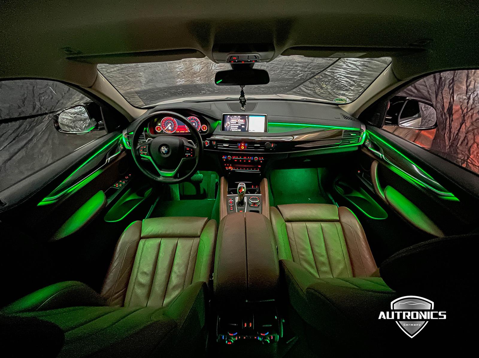 Ambientebeleuchtung Nachrüsten im Auto Innenraumbeleuchtung Beleuchtung geeignet für BMW X1 & X2 F48 F39 - 03