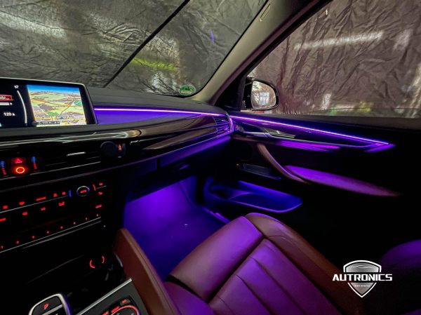 Ambientebeleuchtung Nachrüsten im Auto Innenraumbeleuchtung Beleuchtung geeignet für BMW X1 & X2 F48 F39 - 08