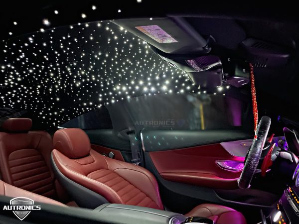 Sternenhimmel Auto Nachrüsten LED Deckenbeleuchtung Einbau Konfigurator C Coupe C205 12.10.2021 02