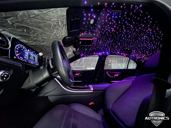 Sternenhimmel Auto Nachrüsten LED Deckenbeleuchtung Einbau Konfigurator C Klasse W206 10.07.2022 11