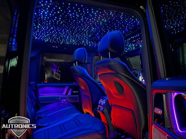 Sternenhimmel Auto Nachrüsten LED Deckenbeleuchtung Einbau Konfigurator Mercedes-Benz G Klasse W464 01