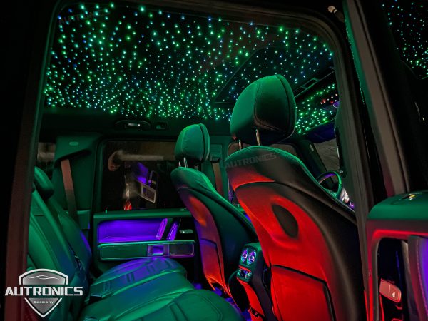 Sternenhimmel Auto Nachrüsten LED Deckenbeleuchtung Einbau Konfigurator Mercedes-Benz G Klasse W464 02