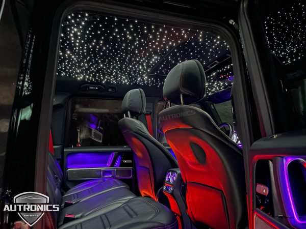 Sternenhimmel Auto Nachrüsten LED Deckenbeleuchtung Einbau Konfigurator Mercedes-Benz G Klasse W464 05