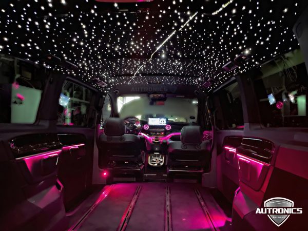 Sternenhimmel Auto Nachrüsten LED Deckenbeleuchtung Einbau Konfigurator V Klasse W447 25.10.2021 04