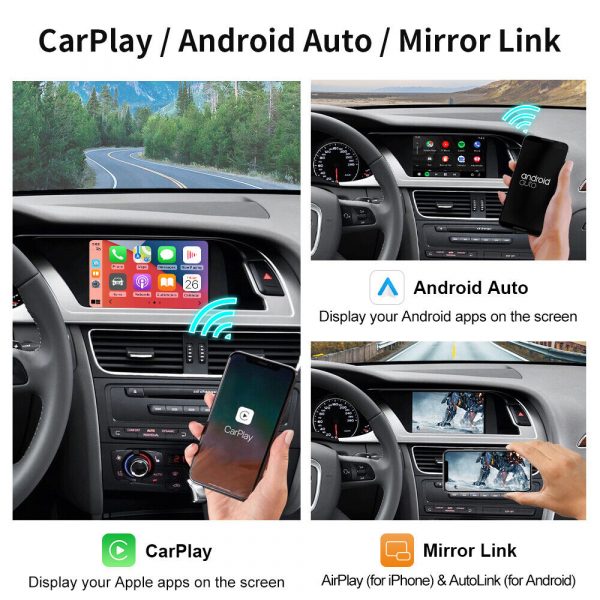 Wireless Carplay Audi A1 A4 A5 A6 Q3 Q5 & Q7 Interface MMI 3G 04