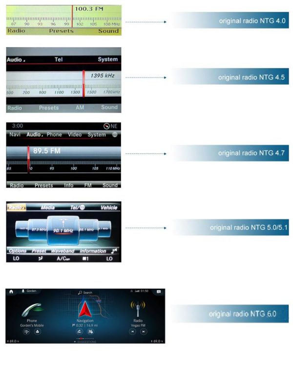 Wireless Carplay Mercedes Benz A, C, GLA, GLC, GLE, CLA & CLS Interface NTG 5.5 04