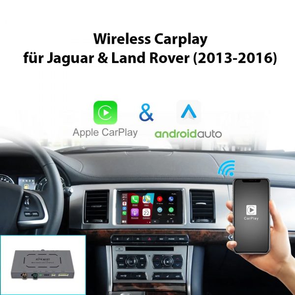 Wireless Carplay für Jaguar & Land Rover (2013-2016) mit 8 Bosch single Monitor